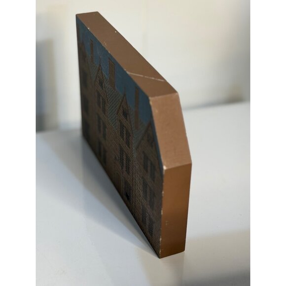 VTG 1996 Cat’s Meow Cotswold Country Hotel Wooden Village Shelf Sitter Retired - Picture 4 of 6